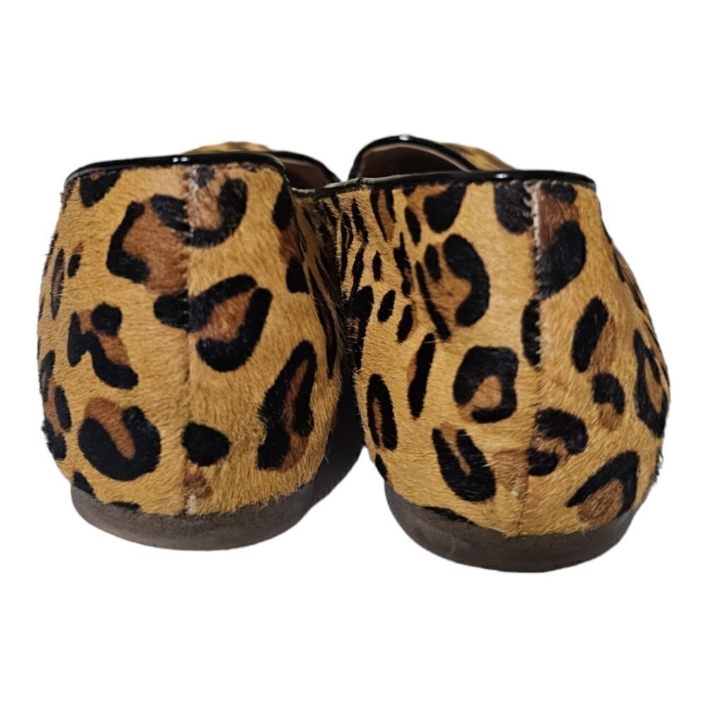 J. CREW FACTORY Cora Leopard Calf Hair Flats - Size 8 - Picture 2 of 6